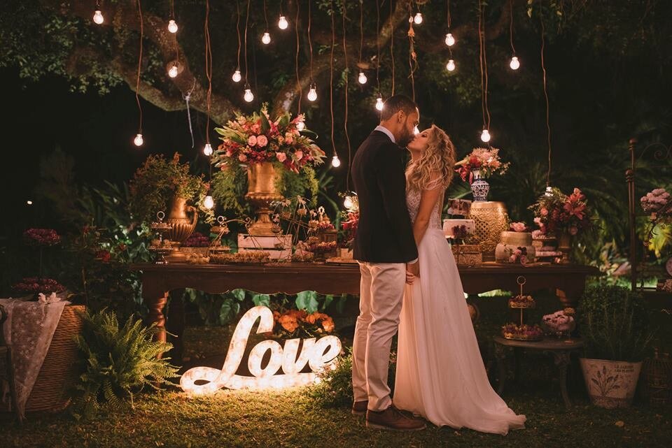 Casamento rústico na pandemia