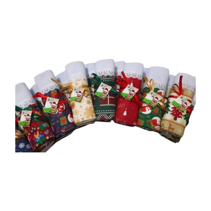 Pano de Prato Personalizado Natal e Ano Novo - Imagem 4