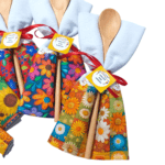 Lembrancinha Arraiá Festa Junina Colher de Madeira e Pano