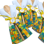 Lembrancinha Charraiá Festa Junina Colher de Madeira e Pano