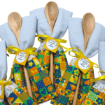 Lembrancinha Charraiá Festa Junina Colher de Madeira e Pano