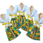 Lembrancinha Festa Junina Pano de Prato e Colher de Pau