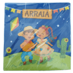 guardanapo festa junina kit 20 decorados sao joao