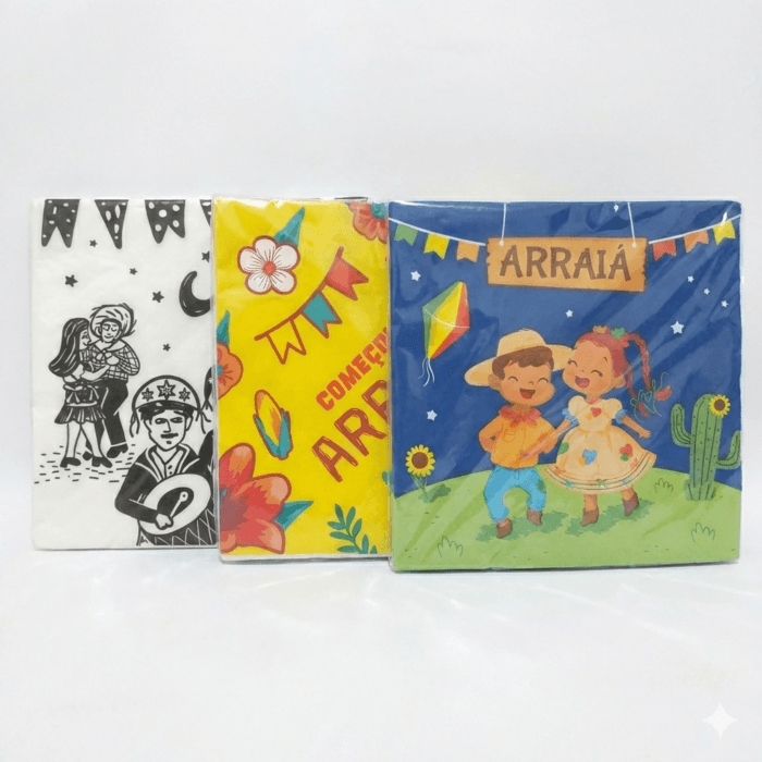 guardanapo festa junina kit 20 decorados sao joao