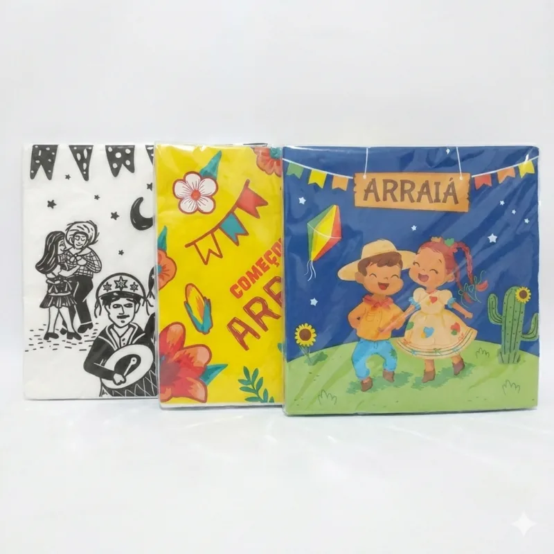 guardanapo festa junina kit 20 decorados sao joao