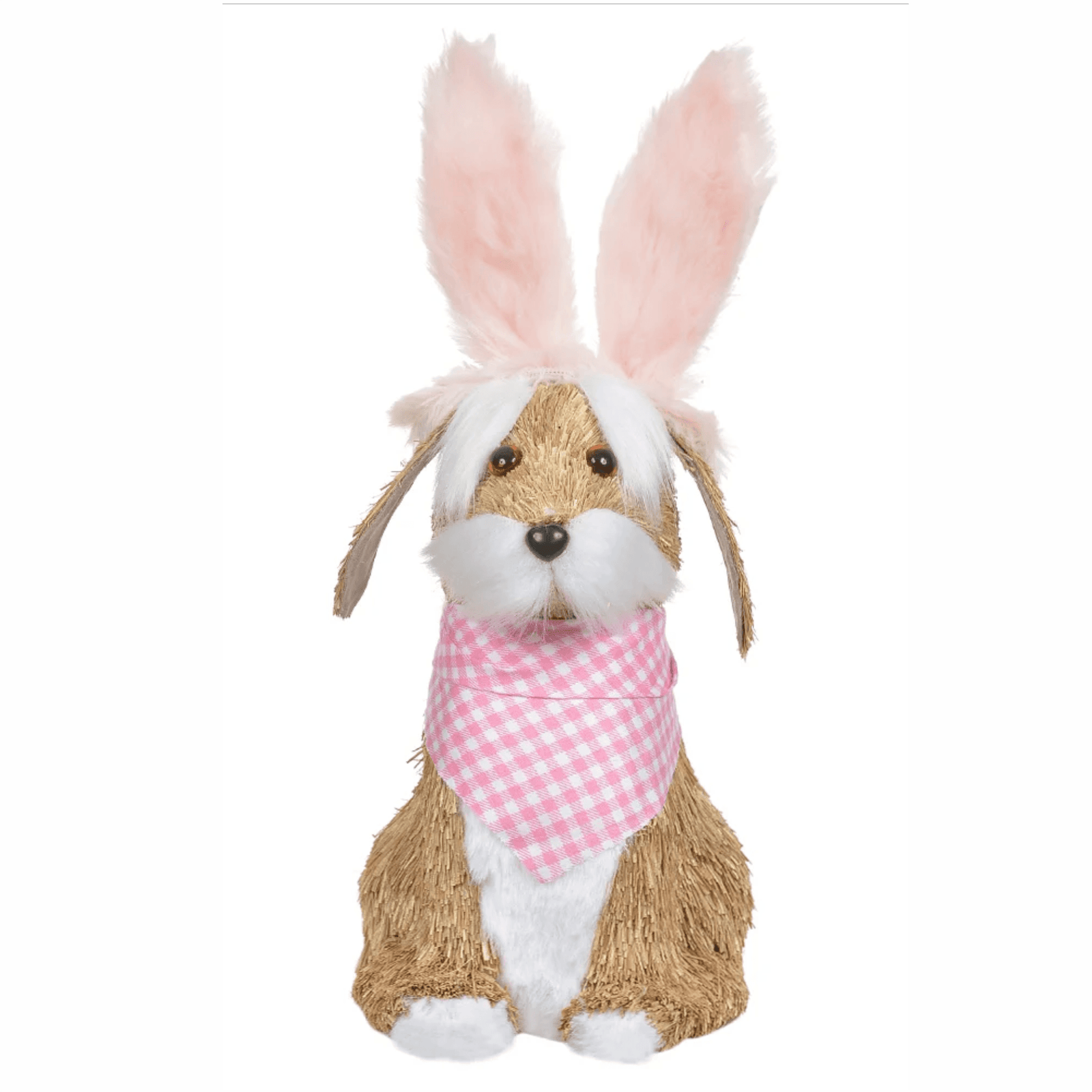 Pdecoracao de pascoa rustica cachorrinho de palha 30cm decoracao de pascoa rustica cachorrinho de palha 30cm