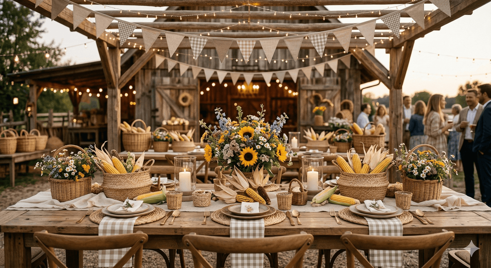 decoração rústica para festa junina