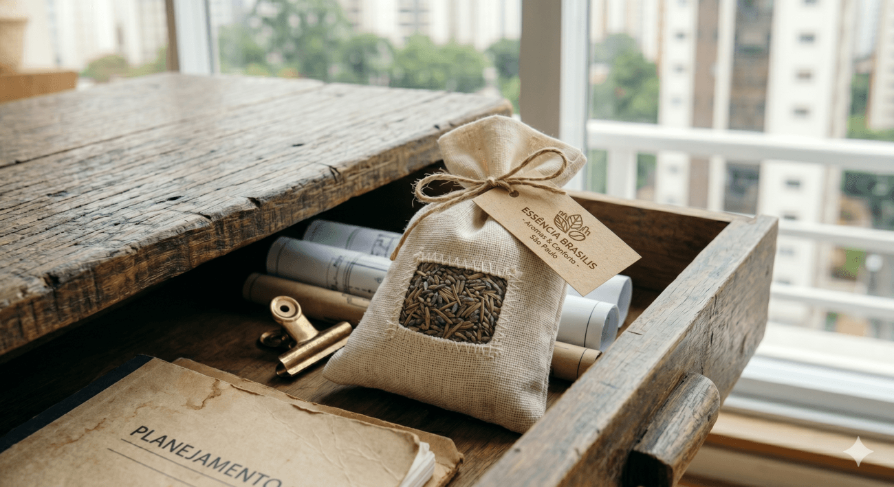 SACHÊS DE AROMAS PARA LEMBRANCINHAS DE EMPRESAS