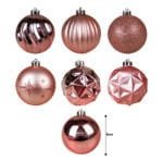 Exibe a textura e o brilho do rose gold, evidenciando o acabamento sofisticado de cada peça.