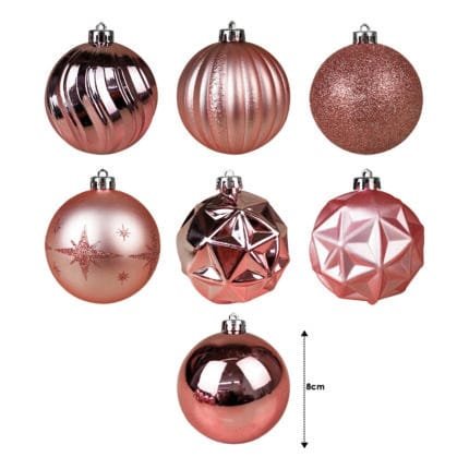 Exibe a textura e o brilho do rose gold, evidenciando o acabamento sofisticado de cada peça.