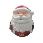 Pote Natalino de Cerâmica Papai Noel Gingerbread Ursinho e Presente para Decoração de Natal - Imagem 14