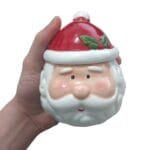 Pote Natalino de Cerâmica Papai Noel Gingerbread Ursinho e Presente para Decoração de Natal - Imagem 10