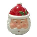 Pote Natalino de Cerâmica Papai Noel Gingerbread Ursinho e Presente para Decoração de Natal - Imagem 18