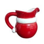 Jarra de cerâmica temática de Natal para decorar cozinhas, aparadores e mesas durante as festas de fim de ano.