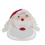 Boné Papai Noel confortável e aveludado para compor fantasias natalinas, eventos escolares, festas e celebrações de fim de ano.