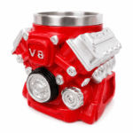 Caneca temática para presentear apaixonados por carros, mecânica, motores, automobilismo e itens automotivos diferenciados.