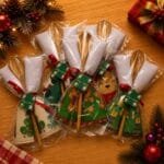 Lembrancinha de Natal Personalizada Pano de Prato e Colher - Imagem 4