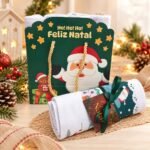 Pano de Prato Natalino Kit 4 Peças Algodão Natal 2026 - Imagem 8
