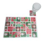 Modelos Presentes e Noel, com estampas coloridas e elementos clássicos do Natal, mostrando as opções disponíveis para diferentes estilos de decoração.