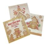 Detalhe do tema Gingerbread mostrando as diferentes artes presentes nos dois lados da mesma unidade, mantendo a mesma paleta de cores e identidade visual.