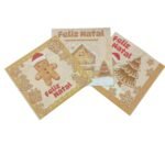 Detalhe do tema Gingerbread mostrando as diferentes artes presentes nos dois lados da mesma unidade, mantendo a mesma paleta de cores e identidade visual.